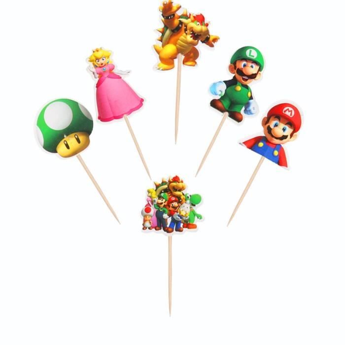Decoration De Fete Decoration De Gateau Theme De Licorne 24 Pieces Decorations De Gateau Anniversaire Type Mario 48pcs Cdiscount Maison Decoration De Fete Decoration De Gateau Theme De Licorne 24 Pieces Decorations De Gateau Anniversaire Type Mario 48pcs Cdiscount Maison