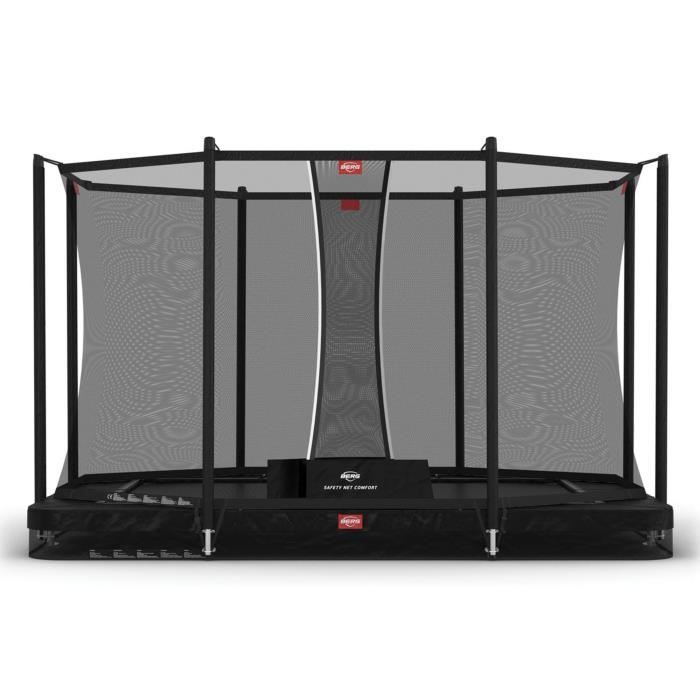 BERG - Trampoline Ultim Favorit InGround 330 Black + Safety Net Comfort