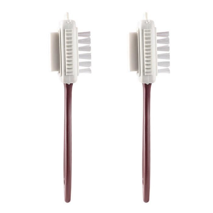 Kit Entretien Chaussures Daim/nubuck - 2 Brosses + Gomme Caoutchouc - Nettoyage Cuir Suédé