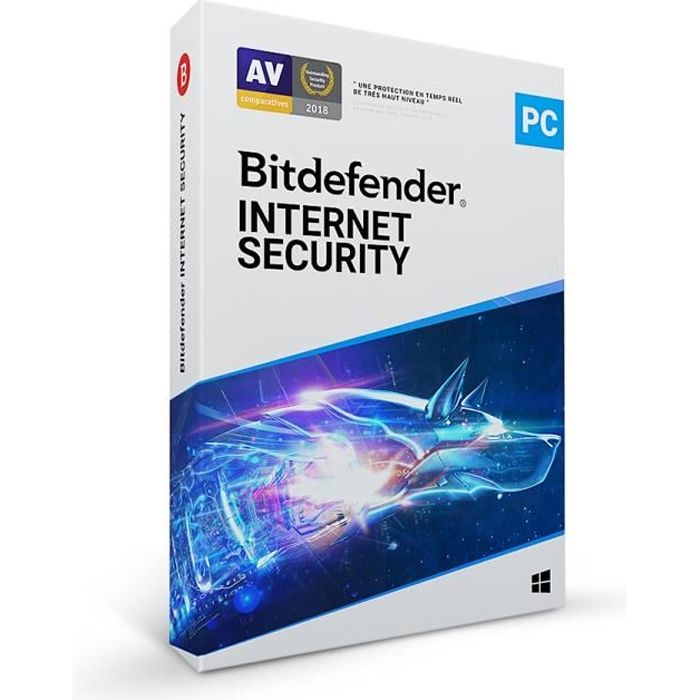 Bitdefender Internet Security 2023* - (3 PC - 2 Ans) | Version Téléchargement