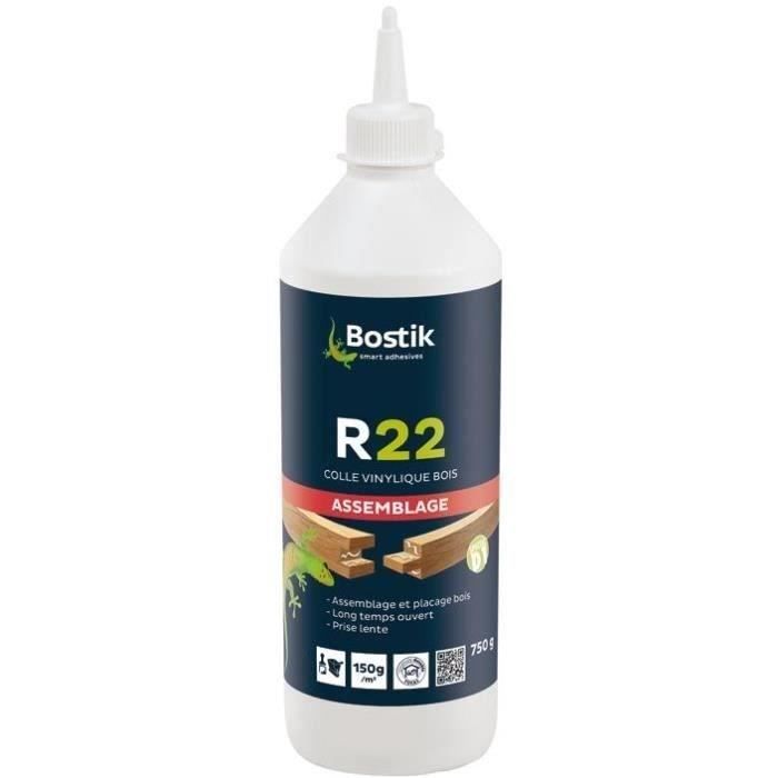 Colle Bois BOSTIK R22 Spéciale D1 - Prise Lente - Usage Intérieur - Excellente Résistance à l'Arrach