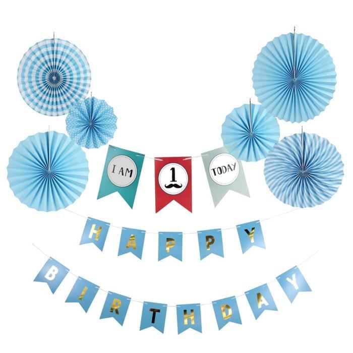 Anniversaire 1 An Garcon Decoration Bleu Kit Happy Birthday Guirlande Fanions Rosaces Papier Decoratives Achat Vente Kit De Decoration Soldes Sur Cdiscount Des Le Janvier Cdiscount Anniversaire 1 An Garcon Decoration Bleu Kit Happy Birthday Guirlande Fanions Rosaces Papier Decoratives Achat Vente Kit De Decoration Soldes Sur Cdiscount Des Le Janvier Cdiscount