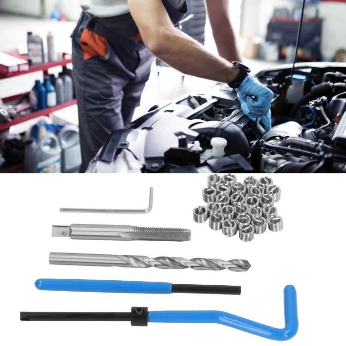 Kit De Réparation De Filetage M14x1,5 - 15 Pièces Pour Voiture, Moto, Automatique - Outil Hélicoïdal Américain
