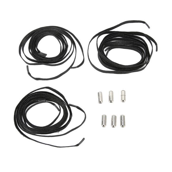 AIXMEET 3 Paires De Lacets Élastiques Autobloquants, Lacets Élastiques Sans Immobiliser Avec
