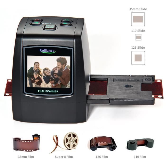 Scanner Numérique Films Et Diapositives - Conversion 35mm, 110, Super 8 En JPEG 22MP