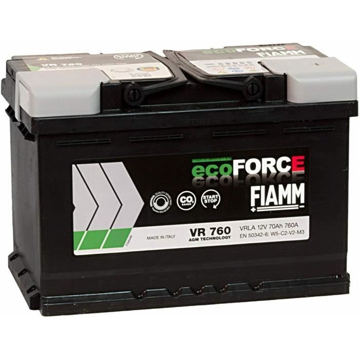 Batterie AGM Spéciale Start and Stop 12V 70Ah 760A/en - Cdiscount Auto