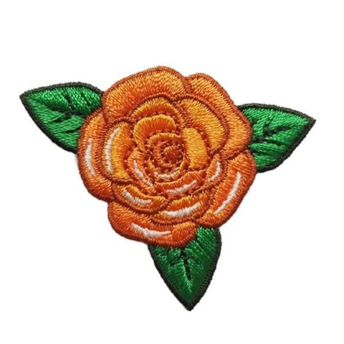 Lot De 3 écussons Thermocollants Bouquet De Roses Avec Petites Fleurs 5 5 Cm X 6 Cm Mp 468200