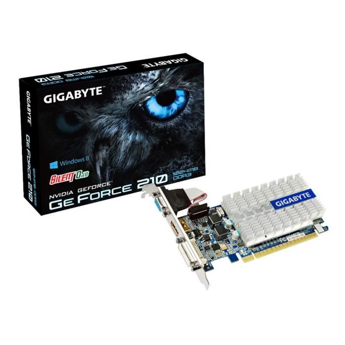 GIGABYTE Carte Graphique GT 210 – GV-N210SL-1GI