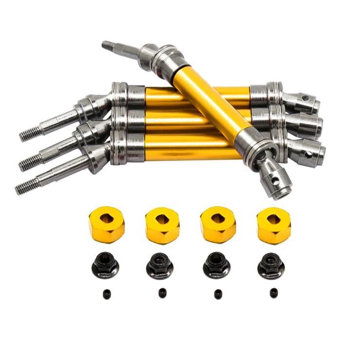 Arbres De Transmission Acier FLYXM Pour RC Axial RBX10 Ryft 1:10 - Avant & Arrière