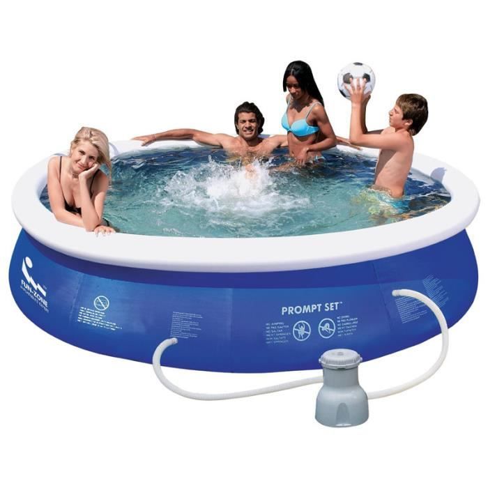 piscine gonflable ronde marin blue 3 0 m x 76 cm cdiscount jardin