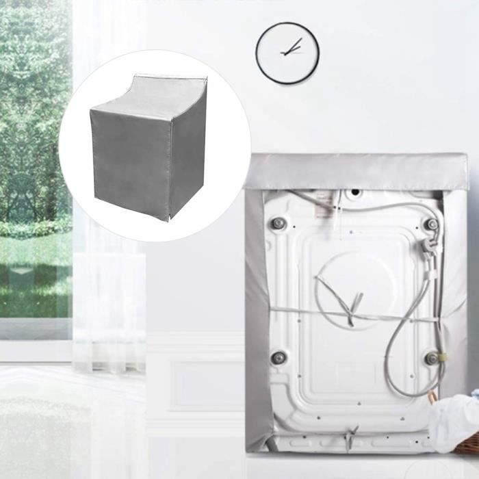 Housse De Protection étanche Lociban Pour Machine à Laver Et Sèche-Linge - 420D Anti-Poussière Ouverture Avant 60×64×85cm