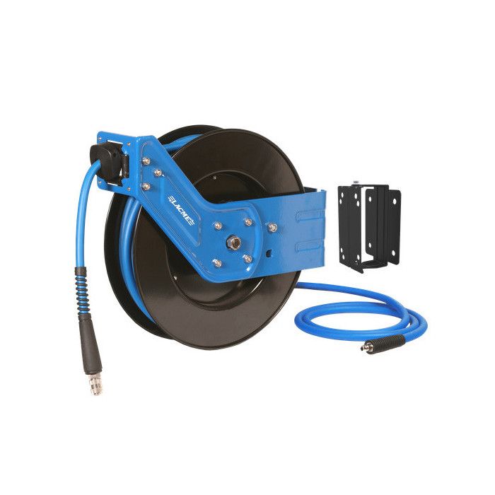 Enrouleur automatique 15 m avec support orientable 180° 326215 Lacme
