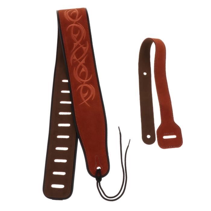 Rayzm Sangle De Guitare, Sangle En Coton Brodé En Jacquard Pour Guitare