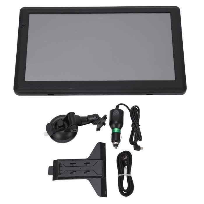 Transmetteur FM à écran tactile pour voitures et camions, navigation GPS, 9 en effet, 256M 8G, carte Europe et Amérique du Nord, navigateur GPS automobile