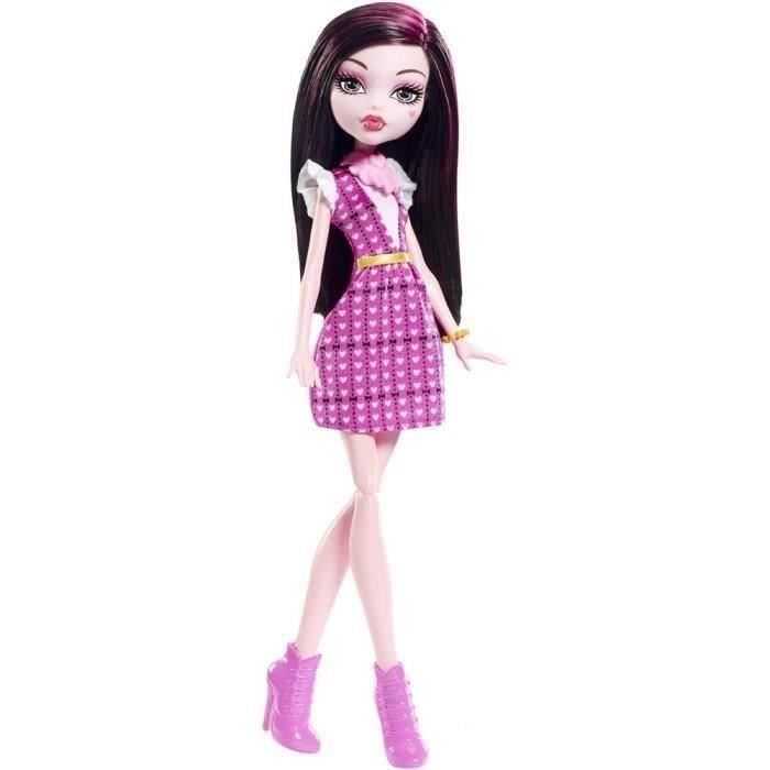 Grande poupee MONSTER HIGH 27cm Draculaura vampire pour fille Cdiscount Jeux Jouets