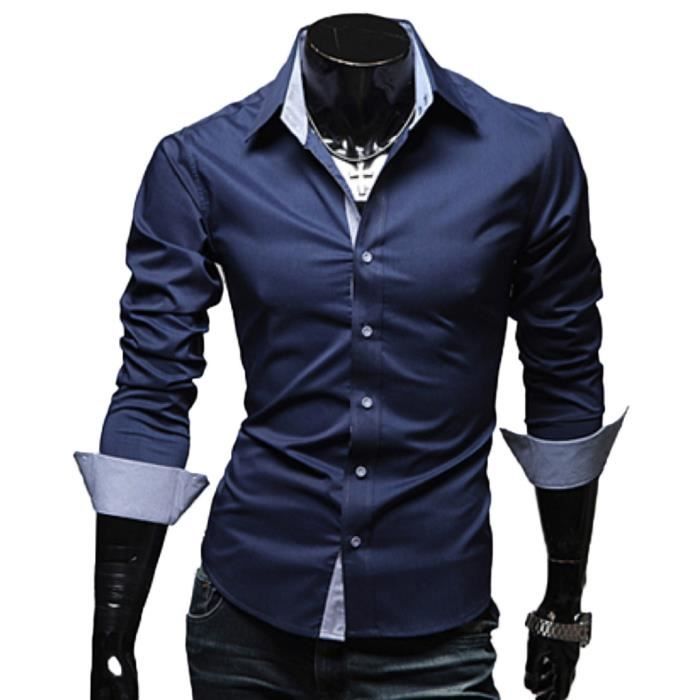 Chemise moulante homme clearance