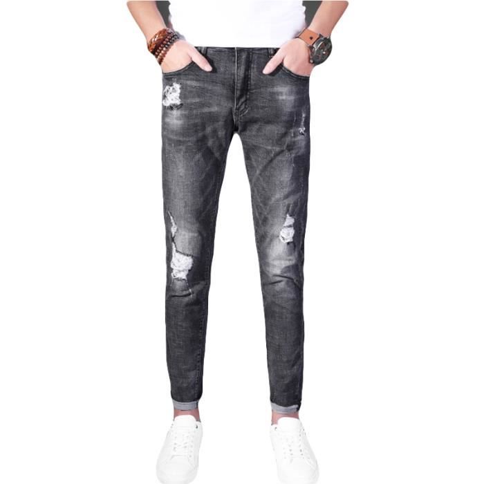 Pantalon jean homme dechiré Clearance