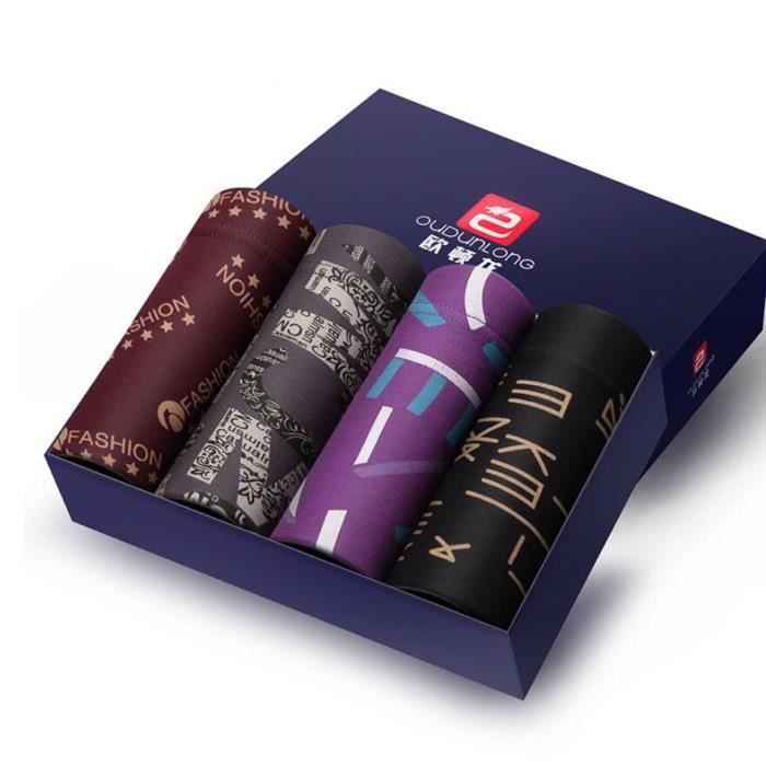 Pack de 4 boxers homme marins en coton bio Pack de 4 boxers homme marins en coton bio