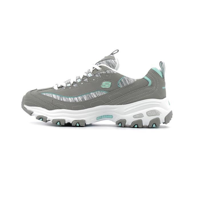 skechers d'lites gris