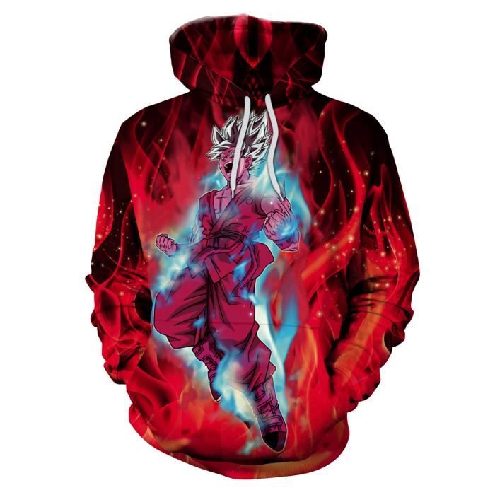 Dragon Ball Sweats A Capuche Homme Impression 3d Dessins De