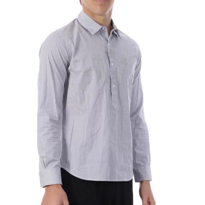 Chemise Homme Rohan Newtown - Taille M - Gris/blanc Rayures - UPF 40 - Randonnée