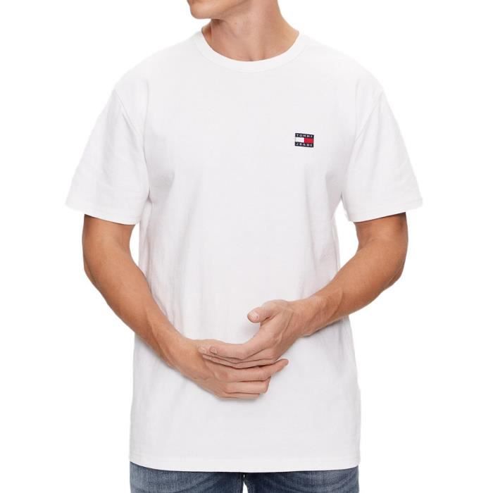 Tee shirt tommy blanc top homme