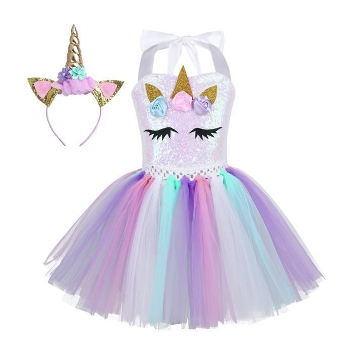 Deguisement Enfant Fille Licorne Achat Vente Pas Cher