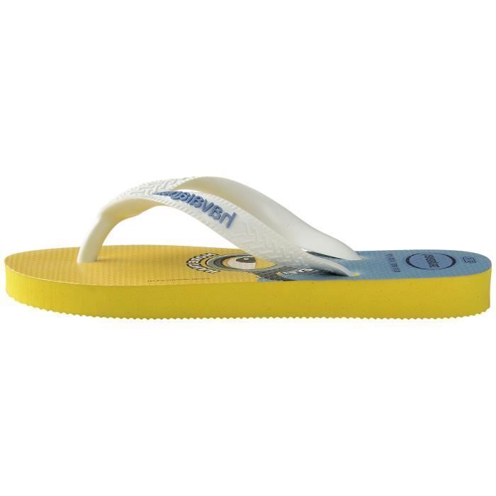 Tong Havaianas Enfant Minions Jaune Bride Motif Mignon