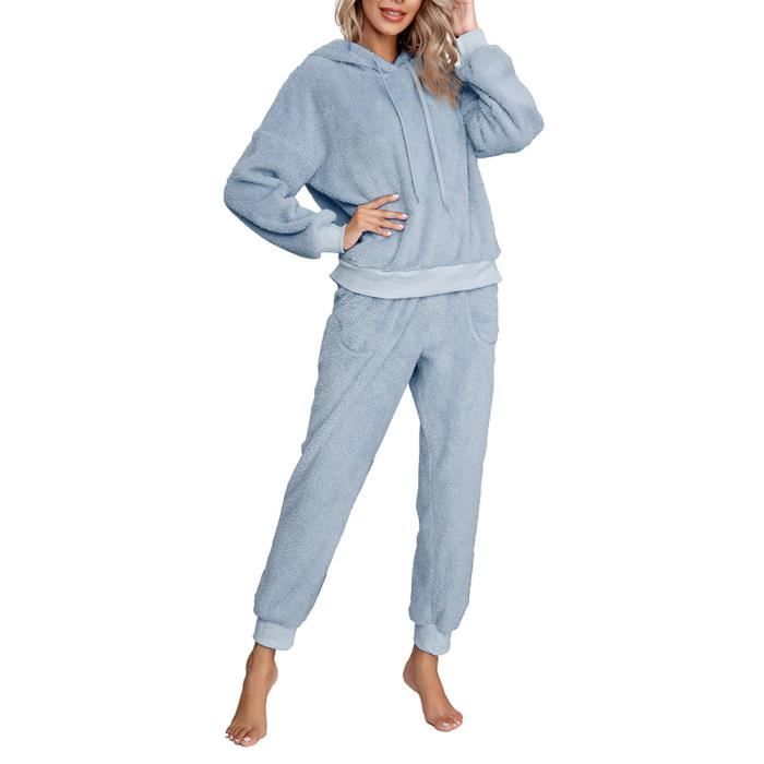 Costume de Surv tement capuche en Polaire Femme Chaude Laine