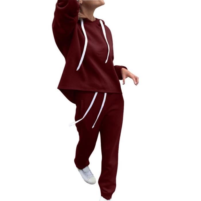 Survêtement De Sport Taille Plus 2 Pièces - Pantalon Cargo Et Débardeur, Gym Yoga Running, 0XL-4XL, Noir Uni