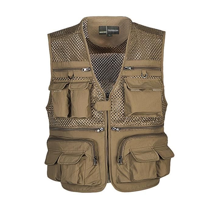 Gilet reporter homme grande taille clearance