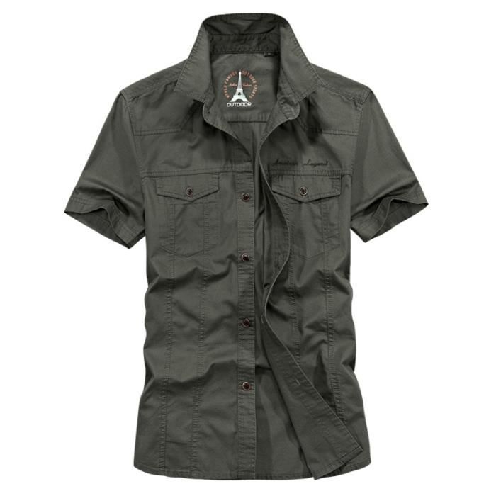chemise en coton et lin pour hommes imprimés graphiques de cocotiers