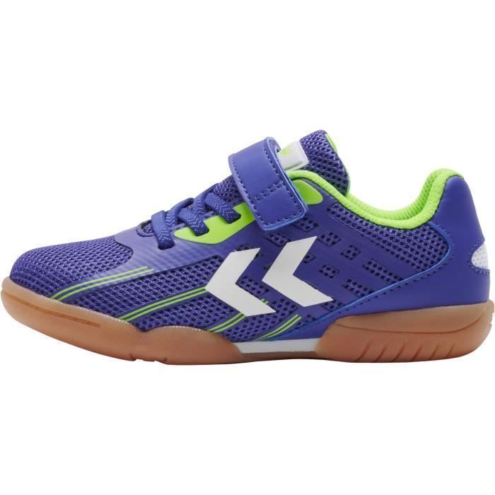 chaussures de handball indoor enfant hummel root elite vc - blue/blue - 36
