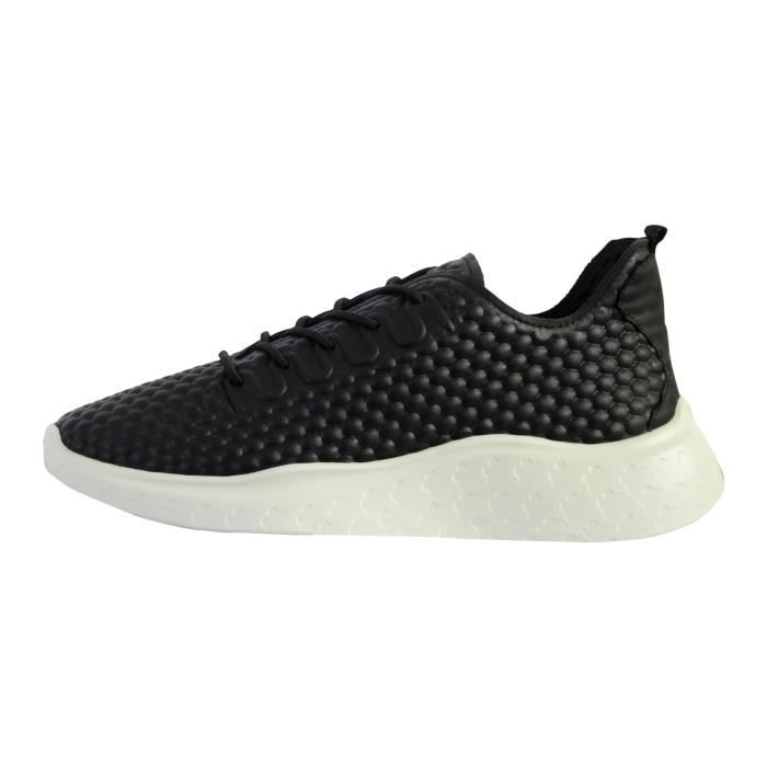 Tennis Basket Basses ECCO Therap Cuir Femme Noir Noir Cdiscount Chaussures