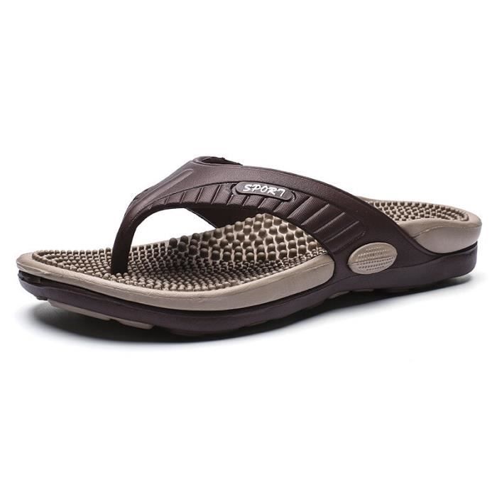 JOMIX Sandales Homme Tongs Hommes Chaussons d'été Chaussures