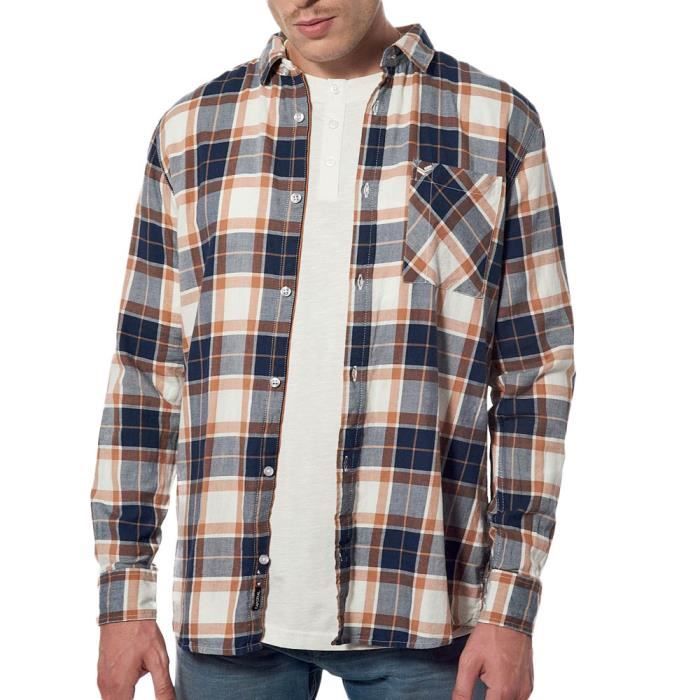 Chemise carreaux Marine Homme Kaporal Tapis Pink Cdiscount