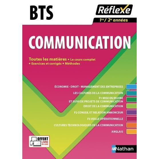 Livre Bts Communication Reflexe Nathan Achat Vente Pas Cher