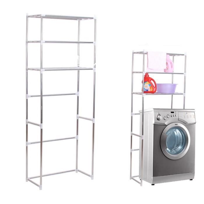 Support De Rangement Pour Machine A Laver A Trois Couches 175 68 28 Cm Achat Vente Meuble Sous Evier Support De Rangement Pour M Cdiscount