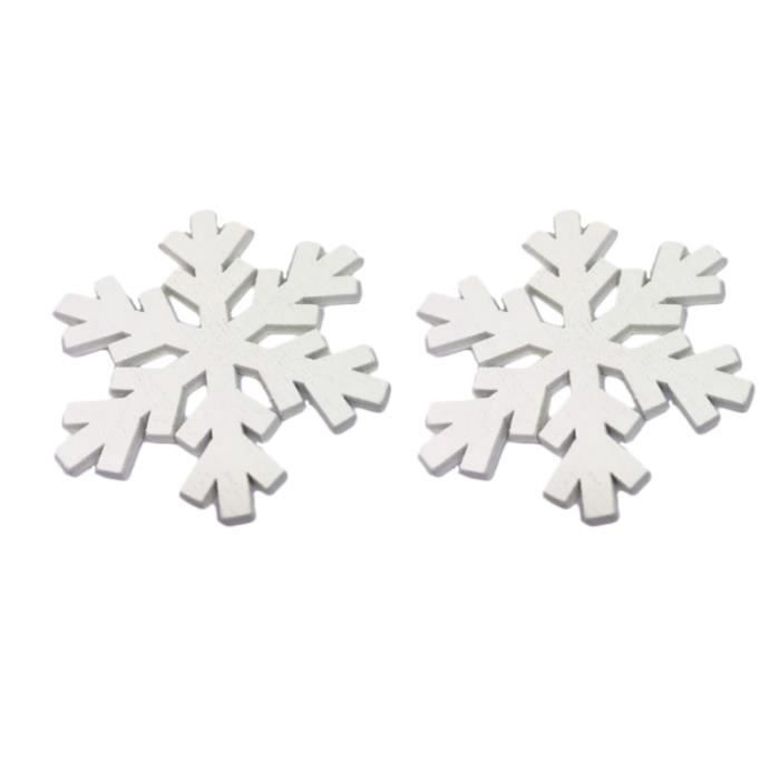 6 Pendentifs Spirale Flocon De Neige – Déco De Noël Suspendue (PVC Blanc)