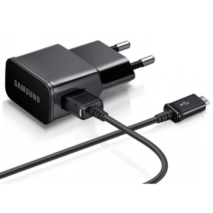 Chargeur Samsung Rapide EP TA20EWE + Cable USB ECB DU4AWE pour Samsung Galaxy A6 Plus 2018 Couleur - vue 2