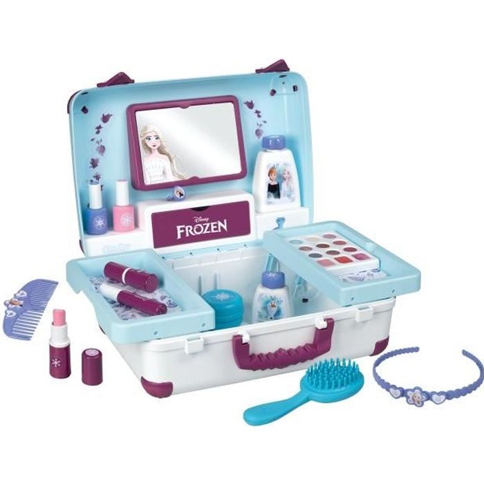 FROZEN Valise beauté - Reine des Neiges - Coiffure, onglerie, maquillage - dès 3 ans