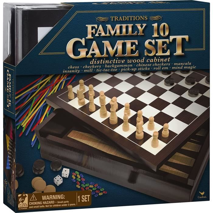 Classique Famille Enfants Jeu de Dames traditionnel Fun Board Games 