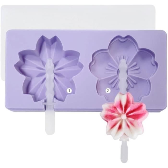 Moule Pâtisserie Motifs Fête Lot De 2 Moules Silicone Noël - 6 Cavités - Réutilisable Pour Chocolat, Gâteaux, Glaçons - Motifs Fêtes Moule Réutilisable Alimentaire