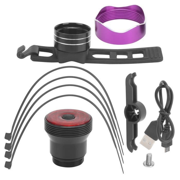Lampe Arriere Velo Lumineux Bike Light 5 Léger Mode Options, Constante