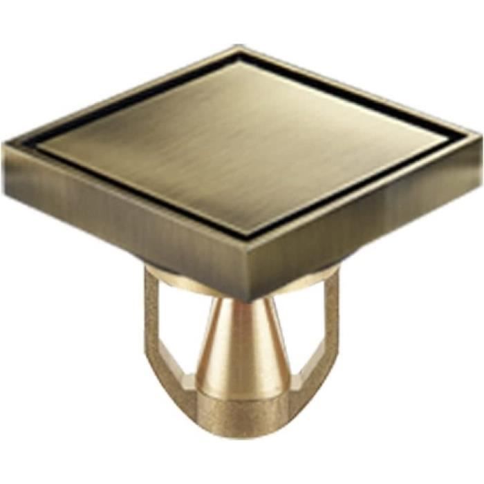 Drain de douche réglable en acier inoxydable avec siphon et crépine - 6