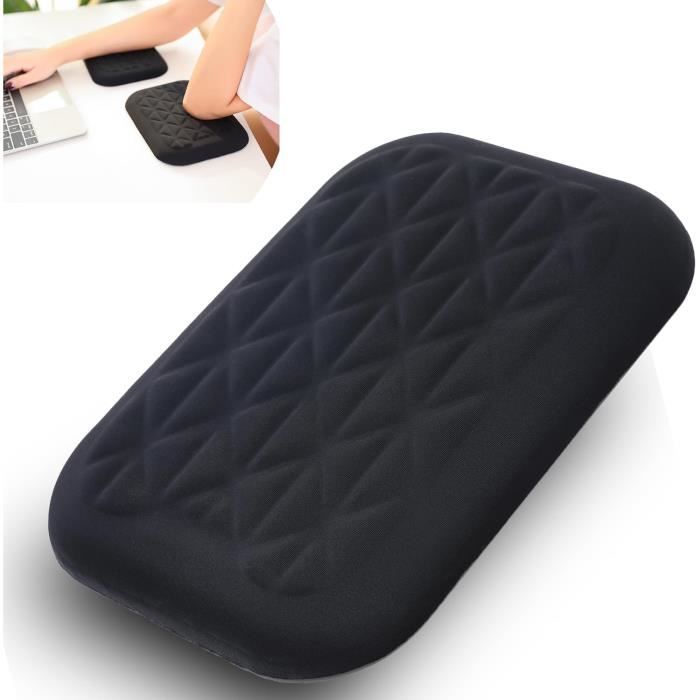 Repose-poignet En Cuir Ergonomique - Mousse Mémoire De Forme, Base Antidérapante - Pour Clavier, Souris, Bureau, Gaming