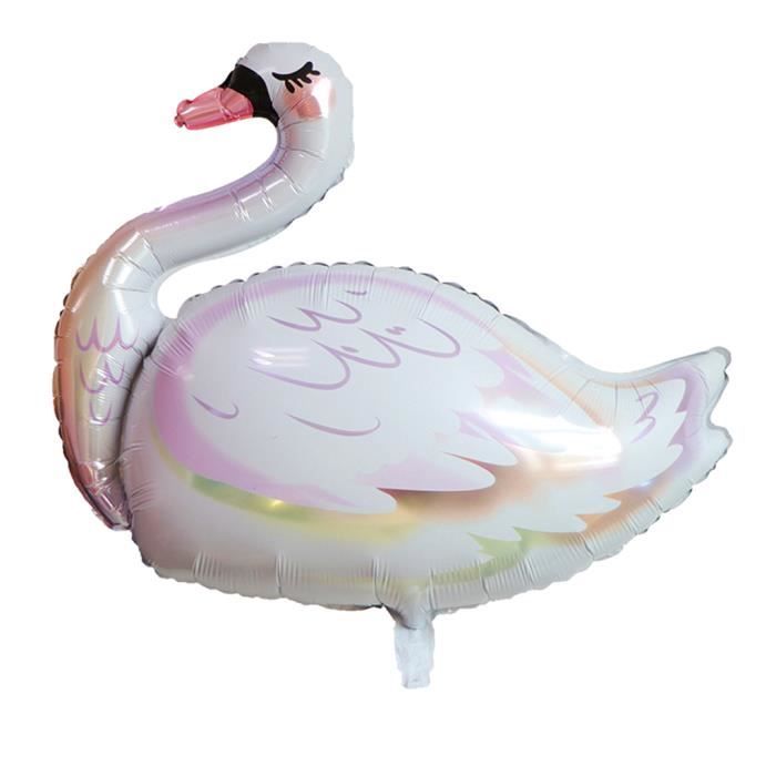 3x Ballons Cygne Blanc Accessoire Decoratif Pour Fete D Anniversaire Enfants En Feuille Aluminium Cdiscount Maison