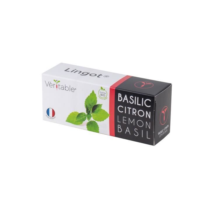 Lingot® Basilic citron BIO - VERITABLE - Recharge prête à l'emploi - Classic, SMART, Connect, Exky®