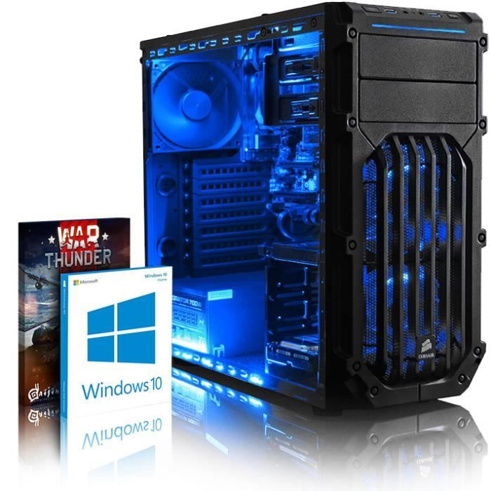 Top achat Ordinateur de bureau VIBOX Ultra 11 PC Gamer Ordinateur avec War Thunder Jeu Bundle, Windows 10 OS (3,8GHz AMD A8 Quad-Core Processeur , Radeon R7 Graphi pas cher