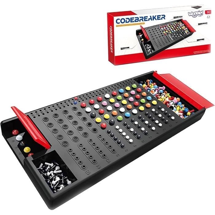 woopie Code Breaker Jeu de société Code secret Mastermind Jeu de réflexion Jeu de stratégie Jeu familial Jouet éducatif pour e